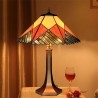 Lampe de table en vitrail Tiffany 40 cm