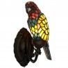 Applique Parrot Tiffany Vitrail