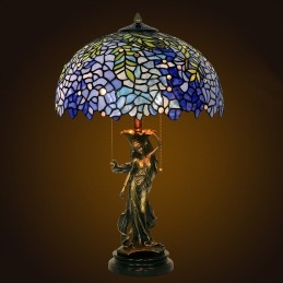 Lampe de Table Vitrail...