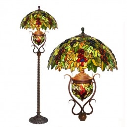 Lampadaire Vitrail Tiffany...