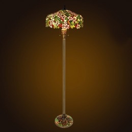 Lampadaire Vitrail Tiffany...