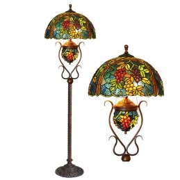 Lampadaire Vitrail Tiffany...