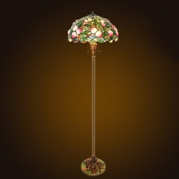 Lampadaire Vitrail Tiffany...