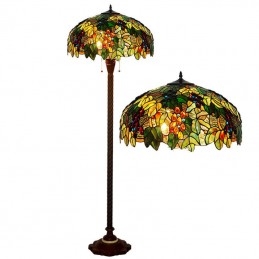 Lampadaire Vitrail Tiffany...