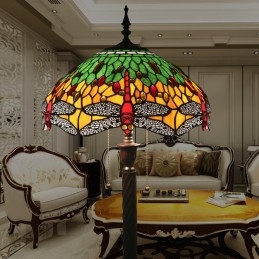 Lampadaire Tiffany Vitrail...