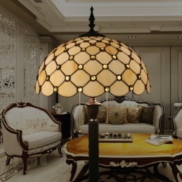 Lampadaire Tiffany Vitrail...