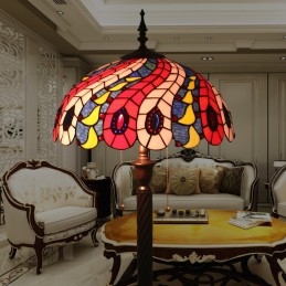 Lampadaire Tiffany Vitrail...