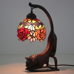 Lampe de table Tiffany en...