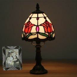 Lampe de table Tiffany en...