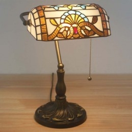 Lampe de table Tiffany Bank...