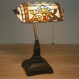 Lampe de table Tiffany Bank...