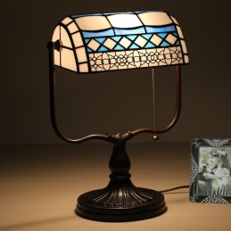 Lampe de table Tiffany Bank...