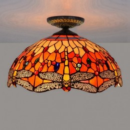 Plafonnier de style Tiffany...