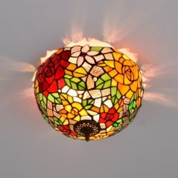 Plafonnier de style Tiffany...