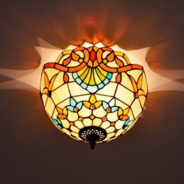 Plafonnier de style Tiffany...