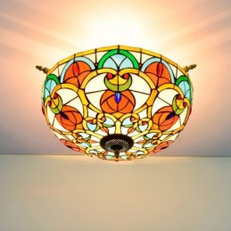Plafonnier de style Tiffany...