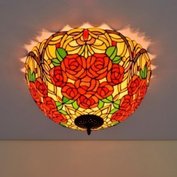Plafonnier de style Tiffany...