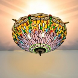 Plafonnier de style Tiffany...