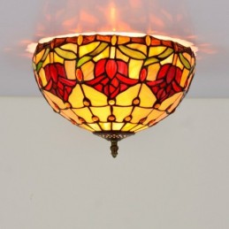 Plafonnier de style Tiffany...