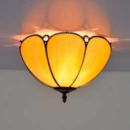 Plafonnier de style Tiffany...