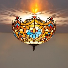 Plafonnier de style Tiffany...