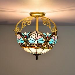Plafonnier de style Tiffany...