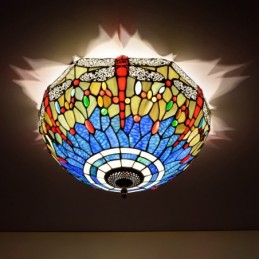 Plafonnier de style Tiffany...
