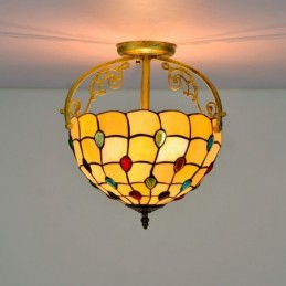 Plafonnier de style Tiffany...