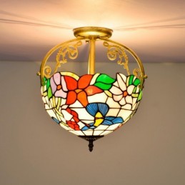 Plafonnier de style Tiffany...
