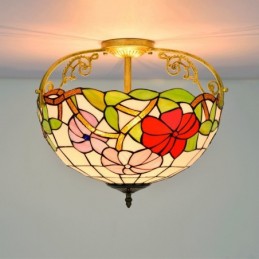 Plafonnier de style Tiffany...