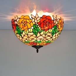 Plafonnier de style Tiffany...