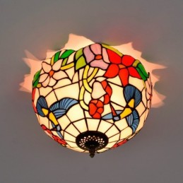 Plafonnier de style Tiffany...