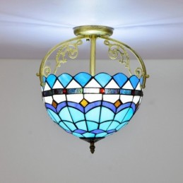 Plafonnier de style Tiffany...