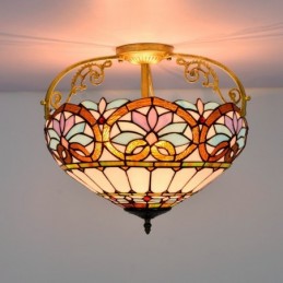 Plafonnier de style Tiffany...
