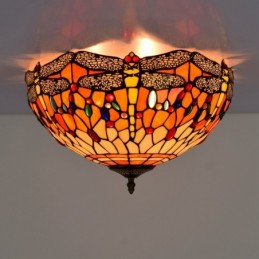 Plafonnier de style Tiffany...
