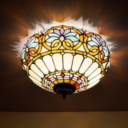 Plafonnier de style Tiffany...