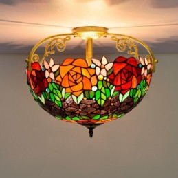 Plafonnier de style Tiffany...