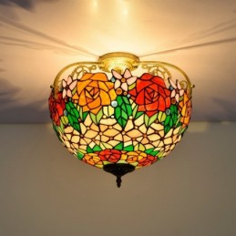 Plafonnier de style Tiffany...