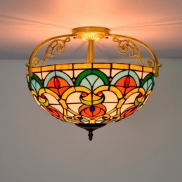 Plafonnier de style Tiffany...