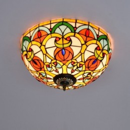 Plafonnier de style Tiffany...