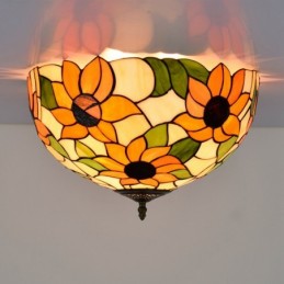 Plafonnier de style Tiffany...