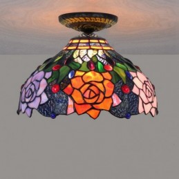 Plafonnier de style Tiffany...