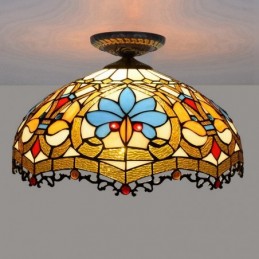 Plafonnier de style Tiffany...