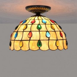 Plafonnier de style Tiffany...