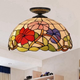 Plafonnier de style Tiffany...