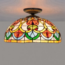 Plafonnier de style Tiffany...