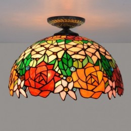 Plafonnier de style Tiffany...