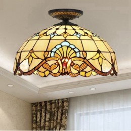 Plafonnier de style Tiffany...