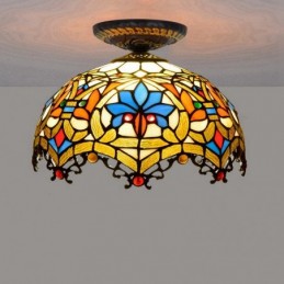 Plafonnier de style Tiffany...