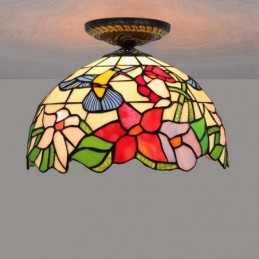 Plafonnier de style Tiffany...